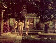 Poynter, Sir Edward John A Visit to Aesculipius USA oil painting artist